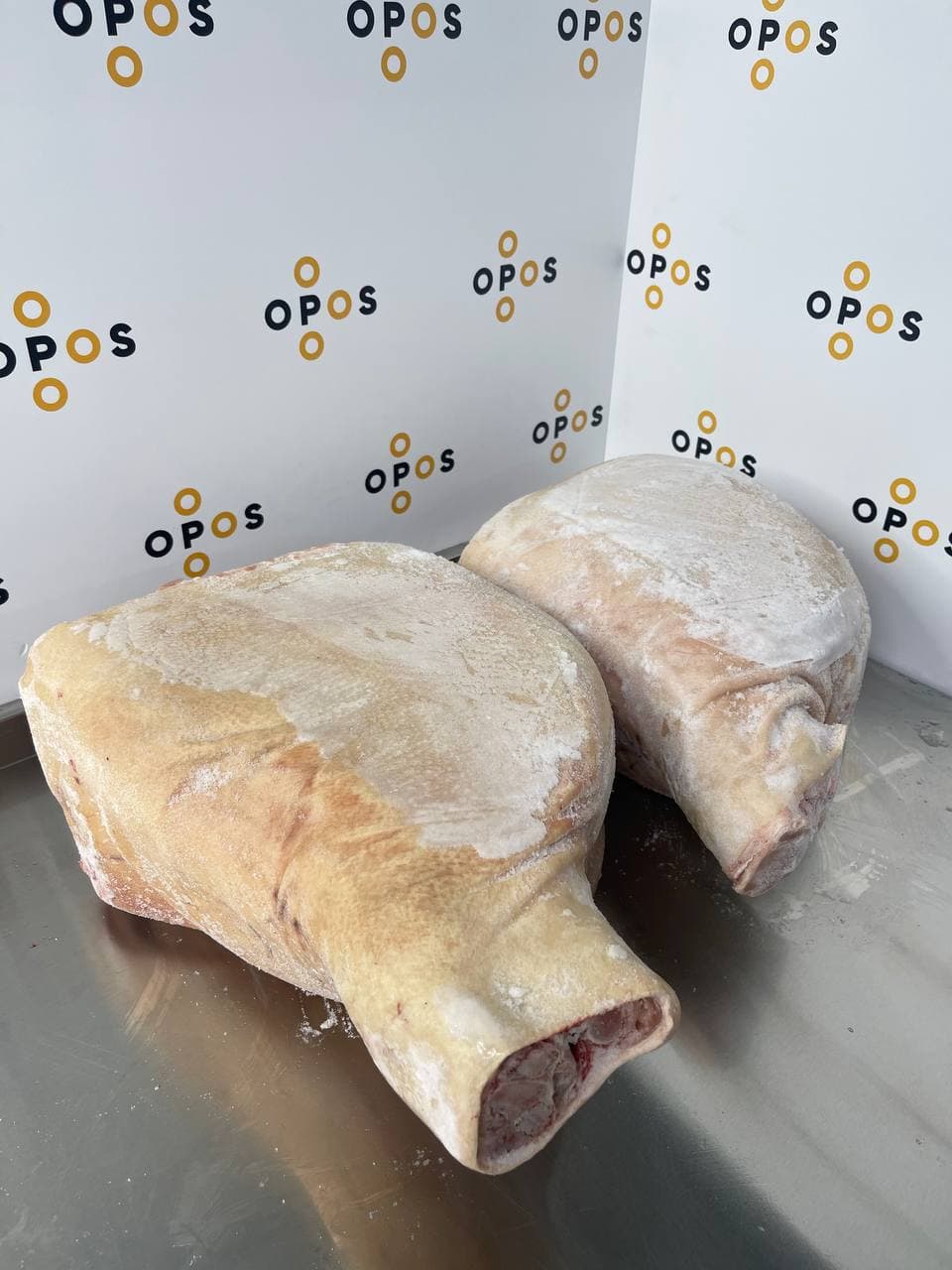 Pork leg bone in skin on